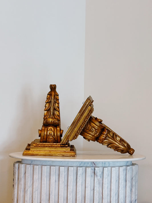 GOLD SCONCE SHELVES