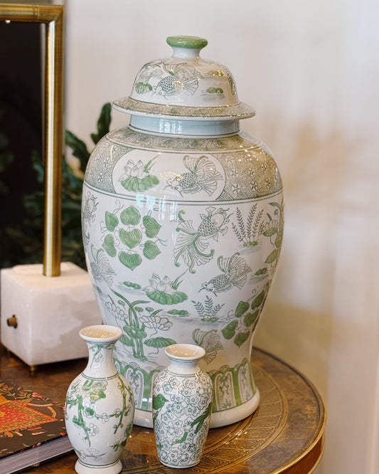 GREEN GINGER JAR