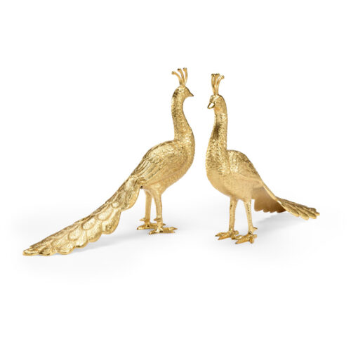 BRASS PEACOCKS