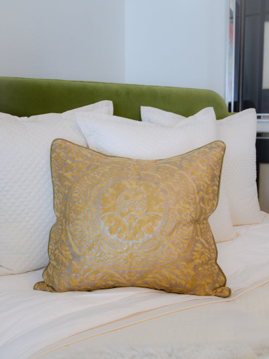 YELLOW FORTUNY PILLOW